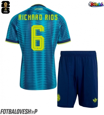 Kolumbie Richard Rios #6 Dětské Venkovní Dres MS 2026 Krátký Rukáv (+ trenýrky)